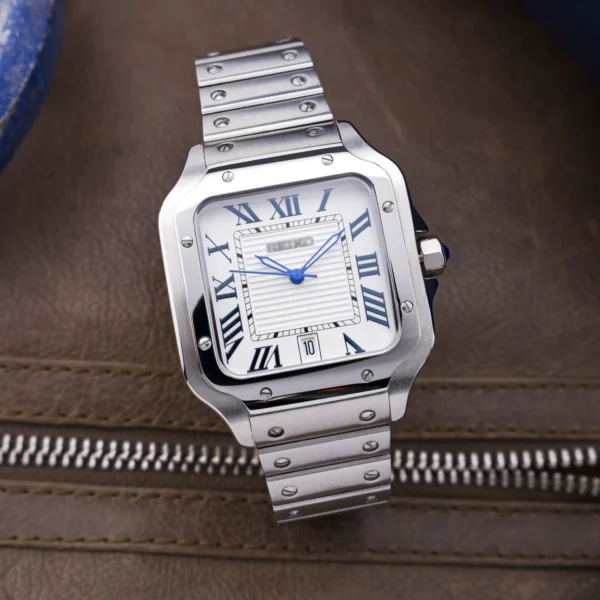 Square Aviator Silver Polar White