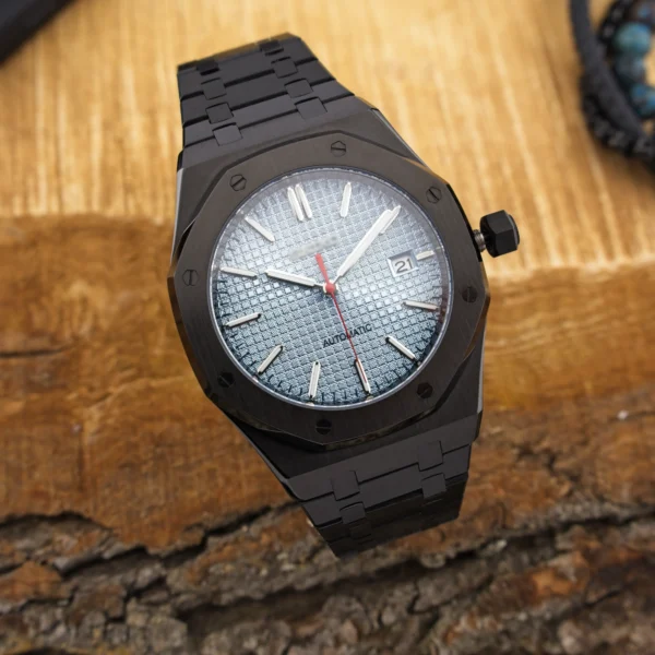 Octagonal Oak Black Sky