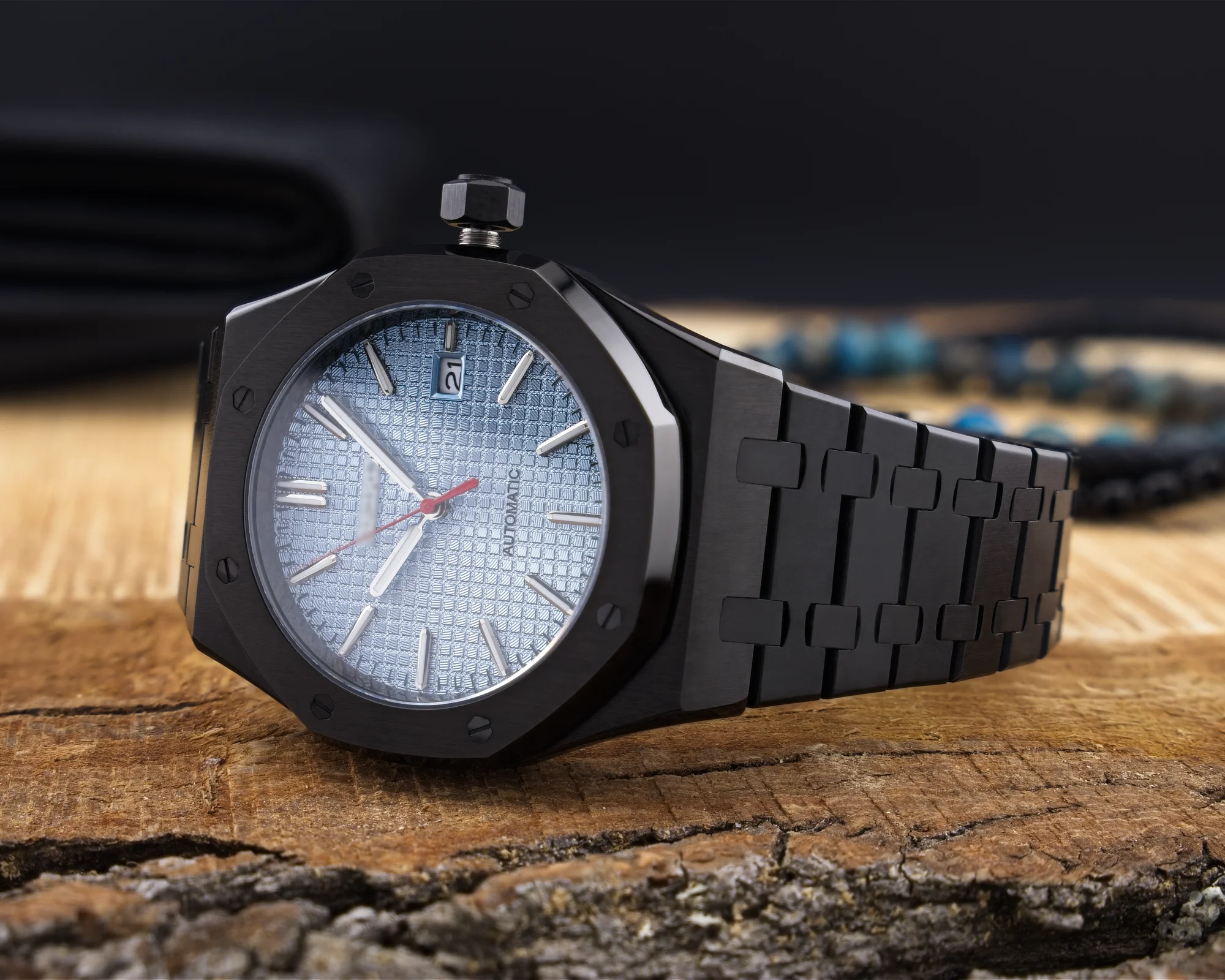 Octagonal Oak Black Sky - obrazek 3