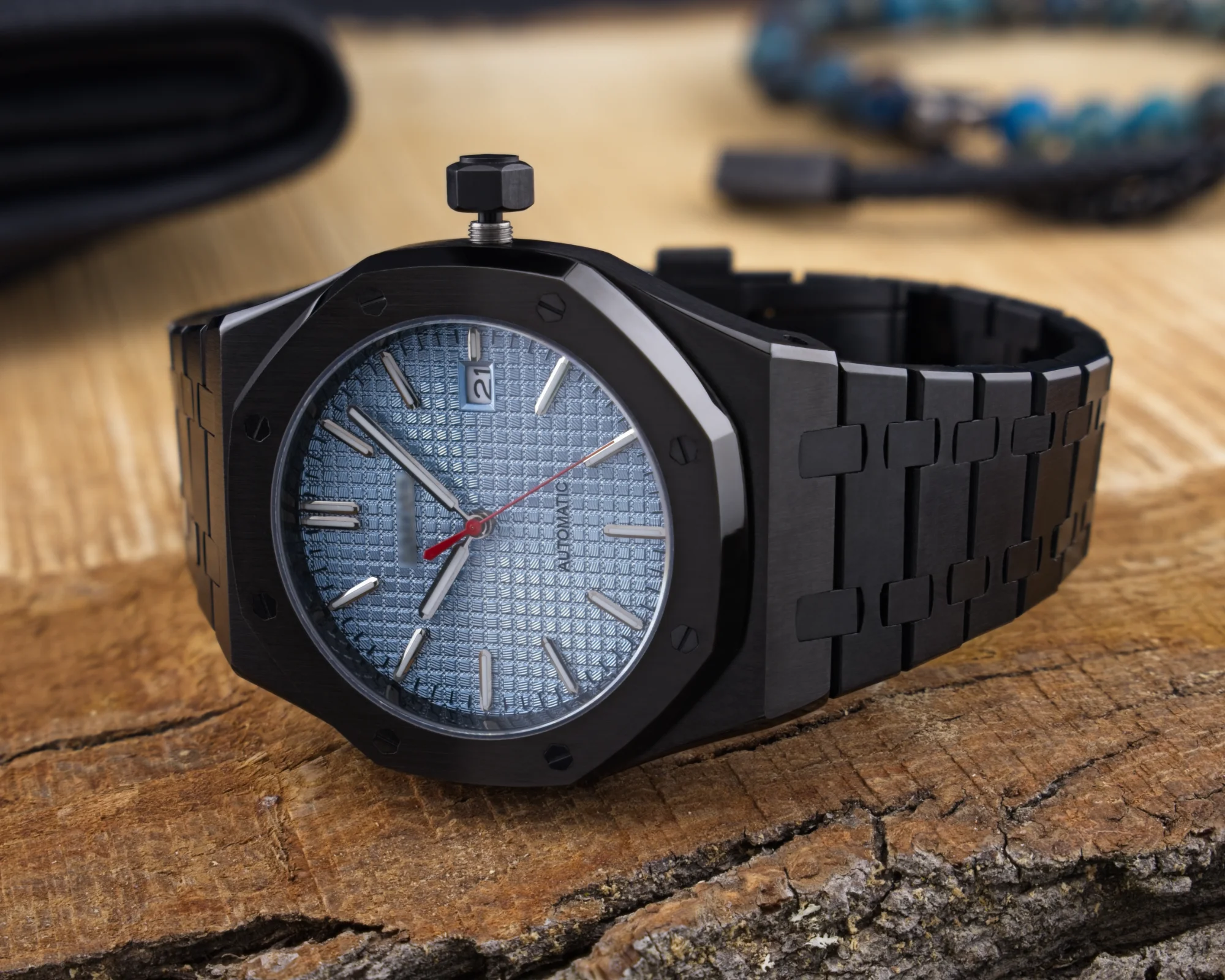 Octagonal Oak Black Sky - obrazek 5