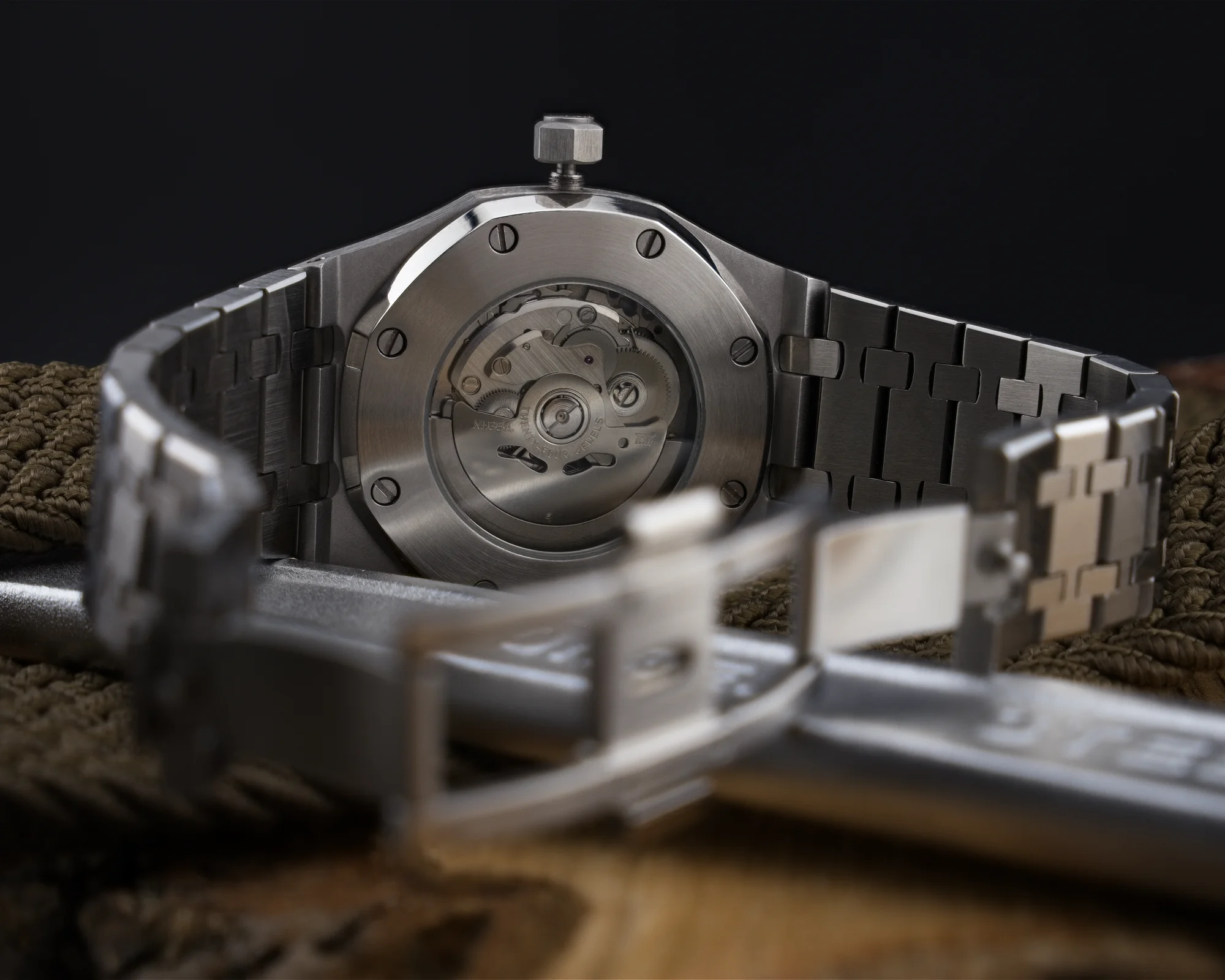 Octagonal Oak Silver Olive - obrazek 6